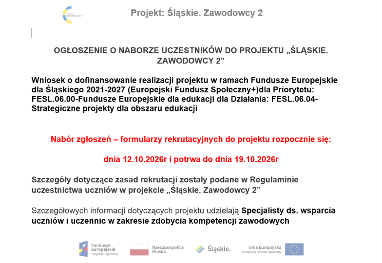 Projekt Śląskie Zawodowcy